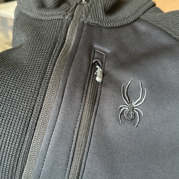 Spyder Black Track Jacket - Picture 11 of 11
